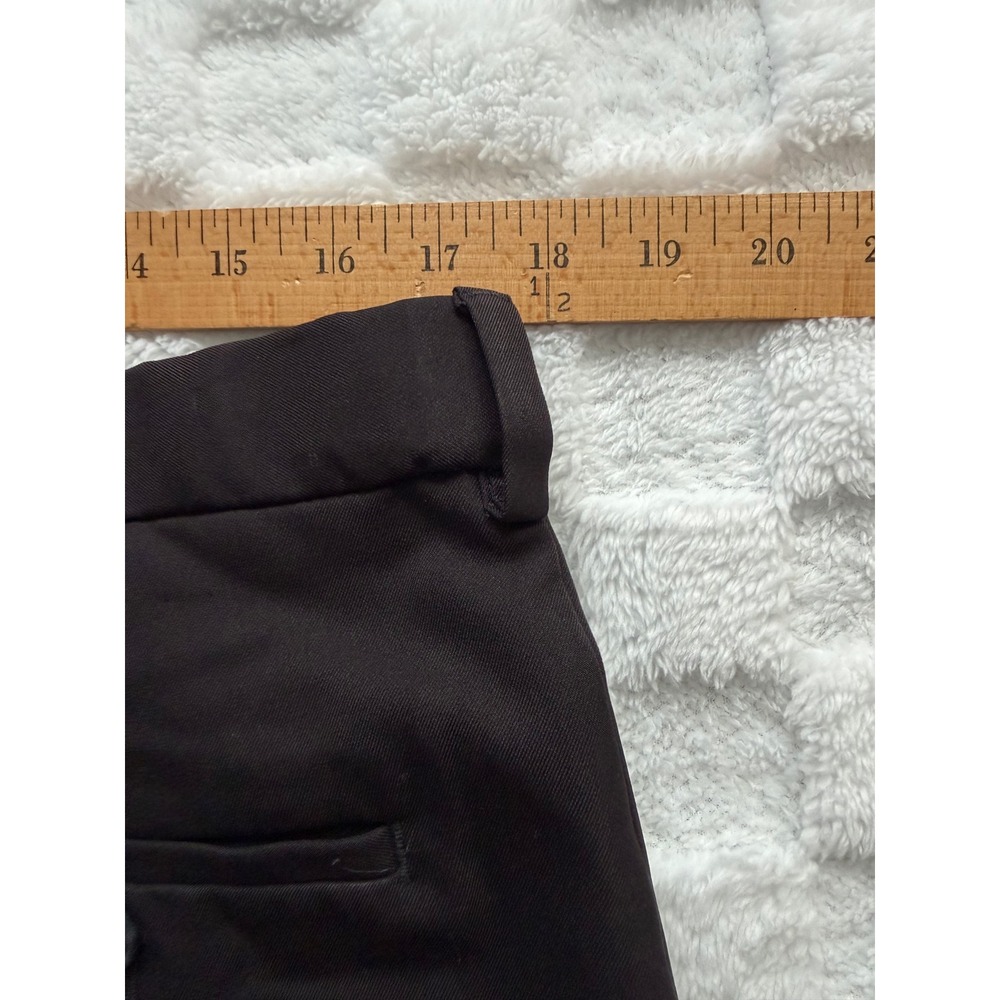 Haggar Cool 18 Pro Mens Pants 35x34 Black Classic Fit Pleated Dress Trousers - Picture 7 of 11